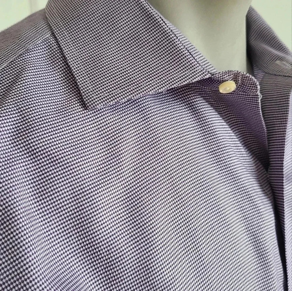 BROOKS BROTHERS Regular fit  Regent Purple Shirt - Picture 5 of 9